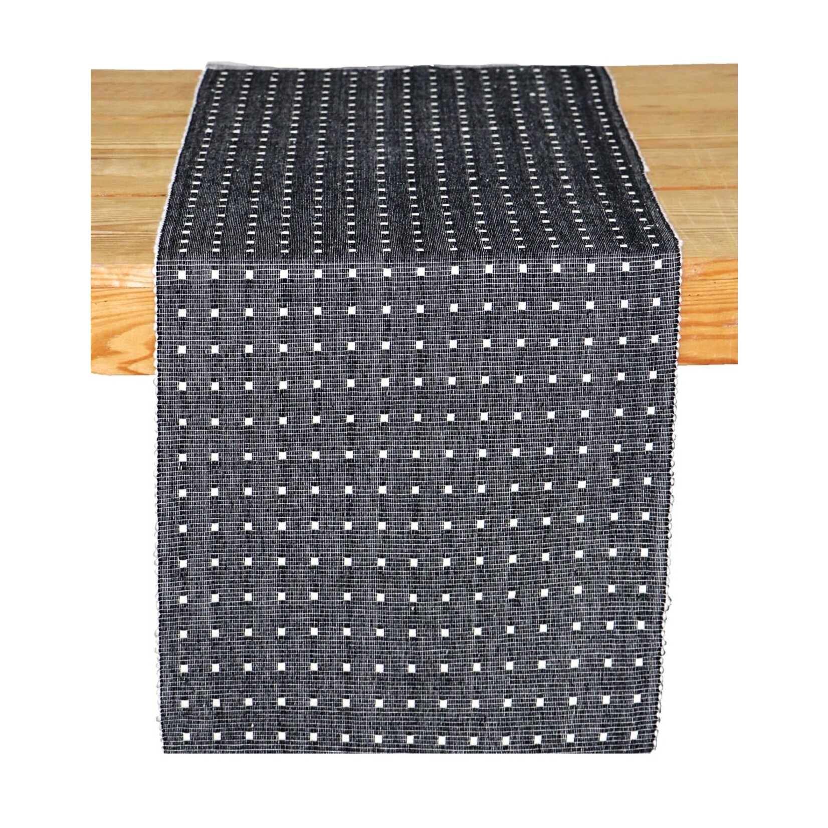 Black w/dots Table Runner - 45"