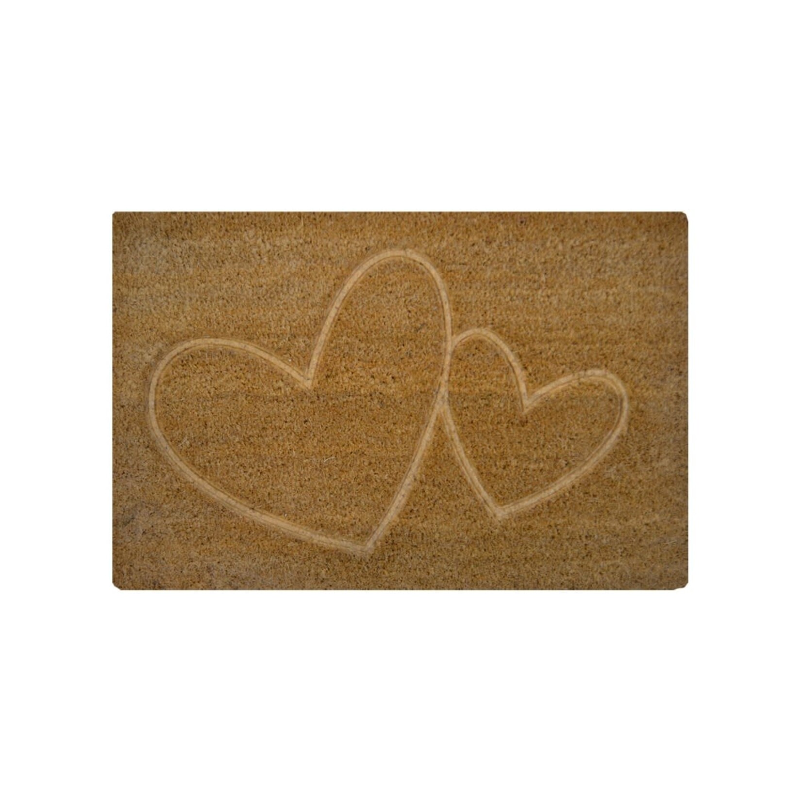 Two Hearts Doormat