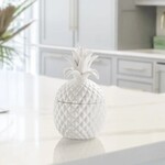 Torre & Tagus White Ceramic Pineapple Canister