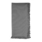 Harman Sutton Grey Fringe Napkin