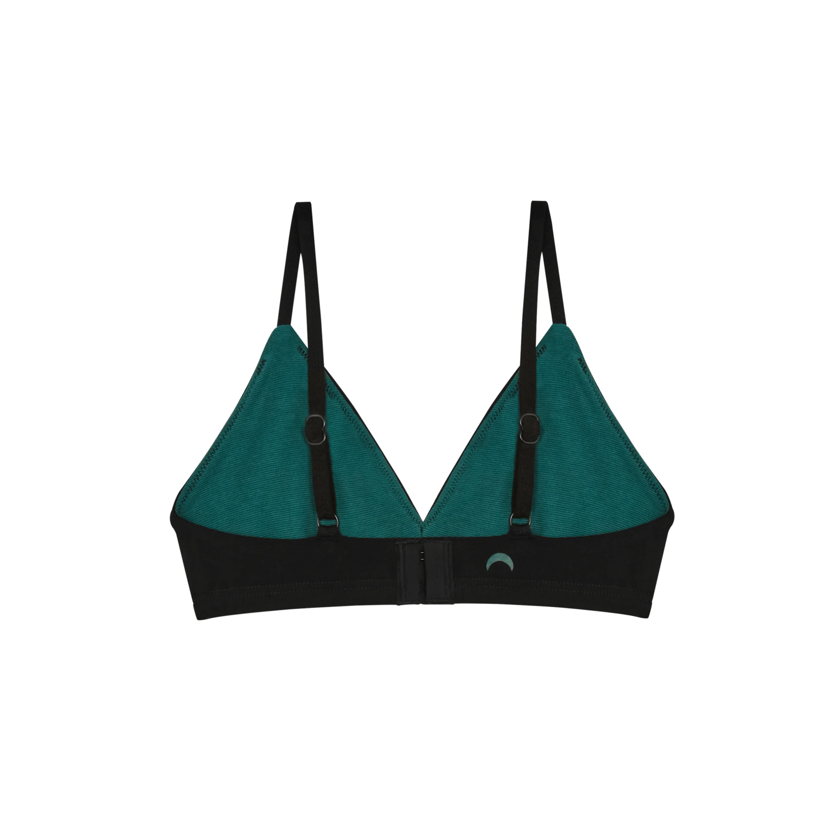 Brushed microfibre triangle bralette