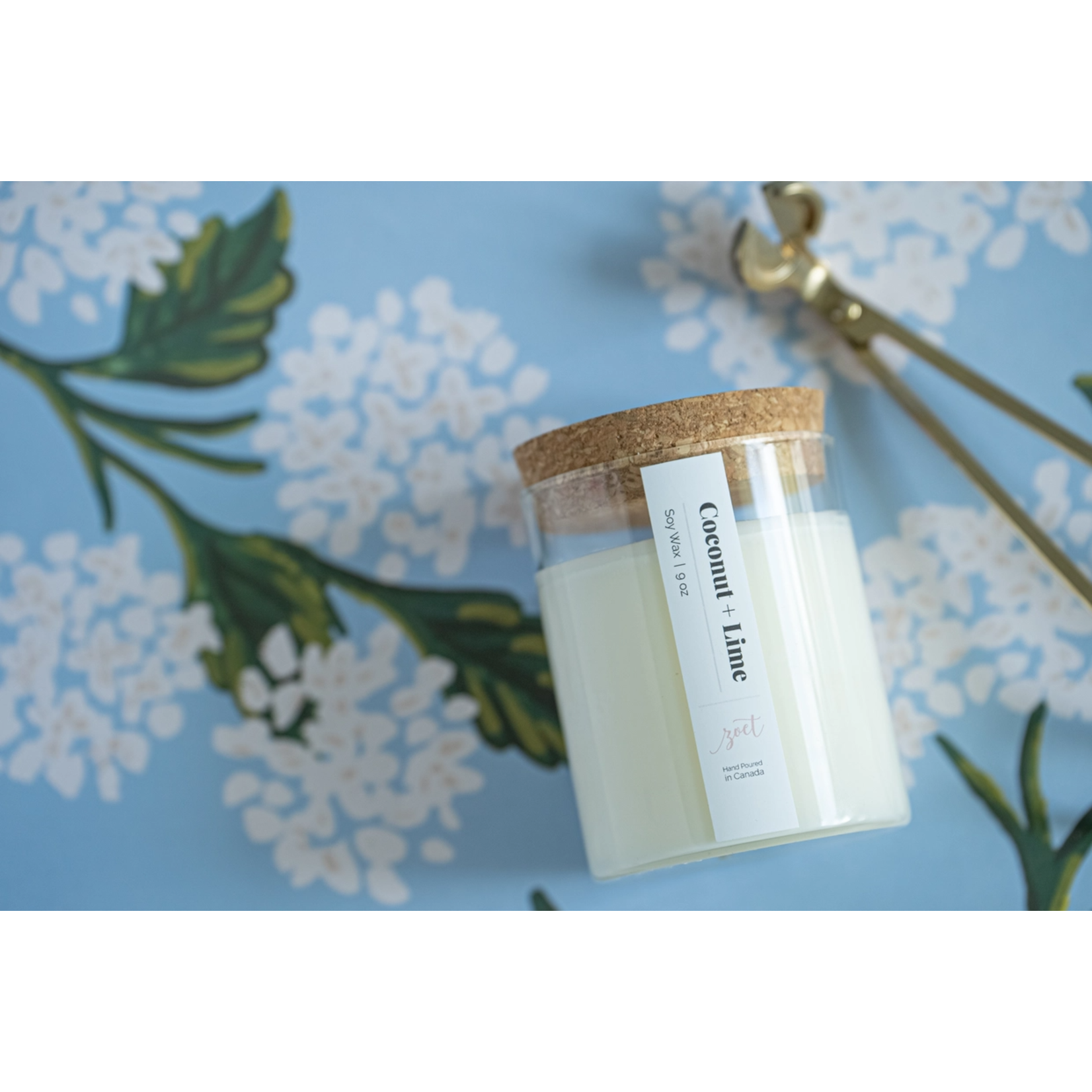 zoet studio Coconut & Lime Soy Candle