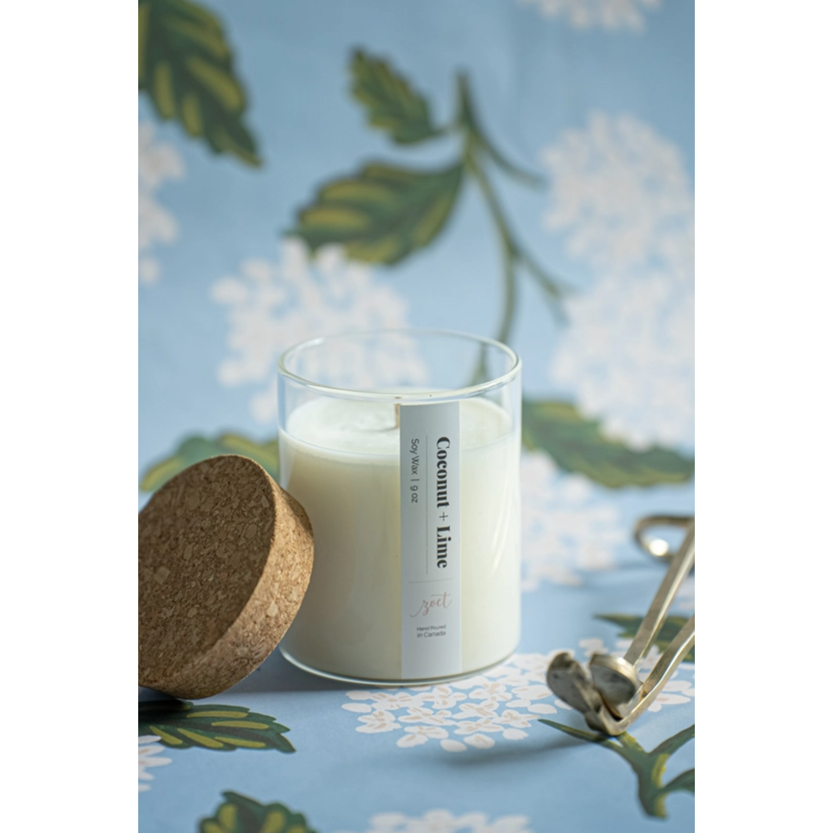 zoet studio Coconut & Lime Soy Candle