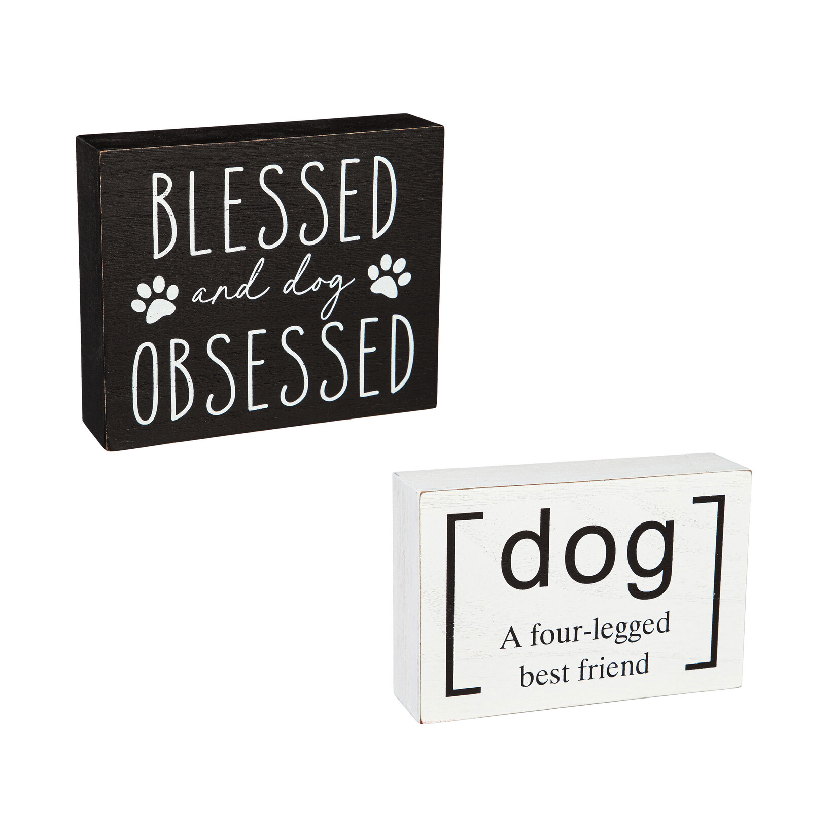 Evergreen Dog Best Friend Wood Sign