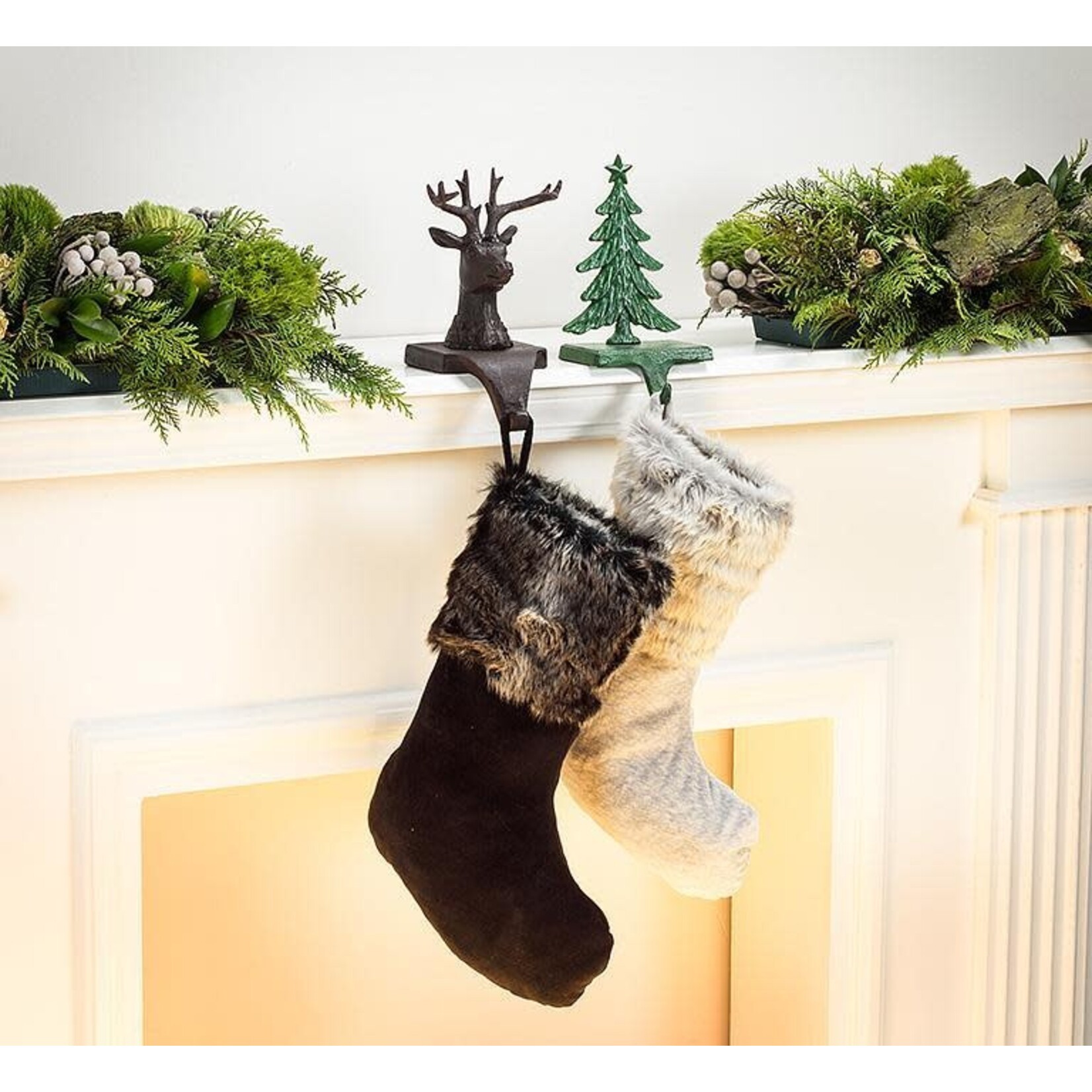 Abbott Green Tree Stocking Holder