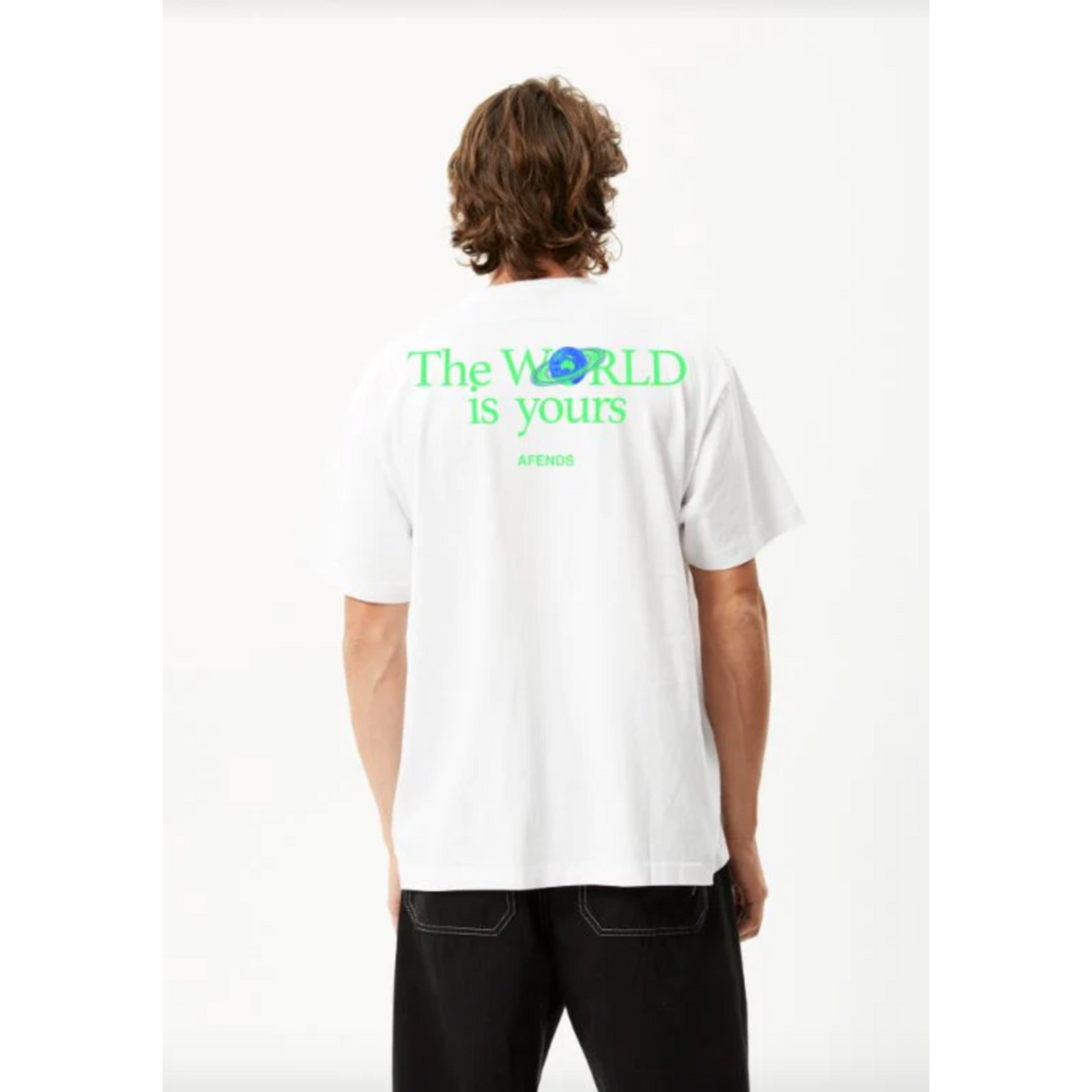 Afends The World Is Yours Recycled Retro Fit Tee