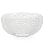 Torre & Tagus Mesh Double Wall White Bowl 11"
