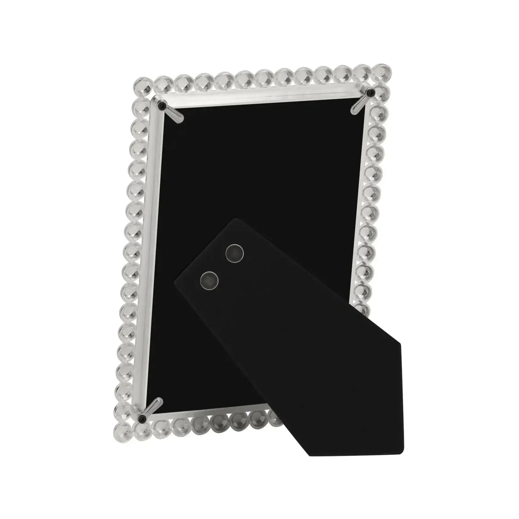 Torre & Tagus Studded Silver Metal Picture Frame - 4'x6"