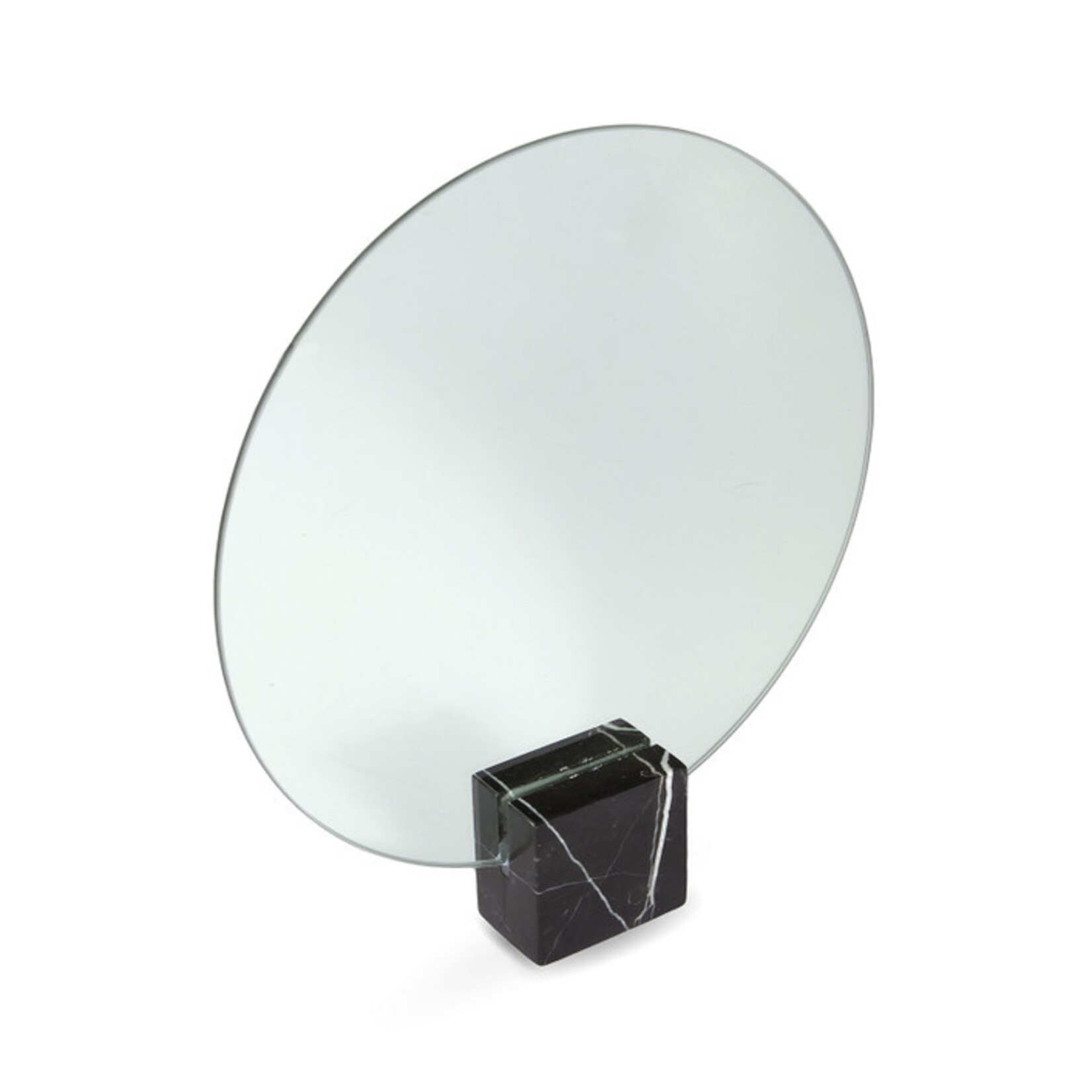 Style in Form Moon Mirror - Black base