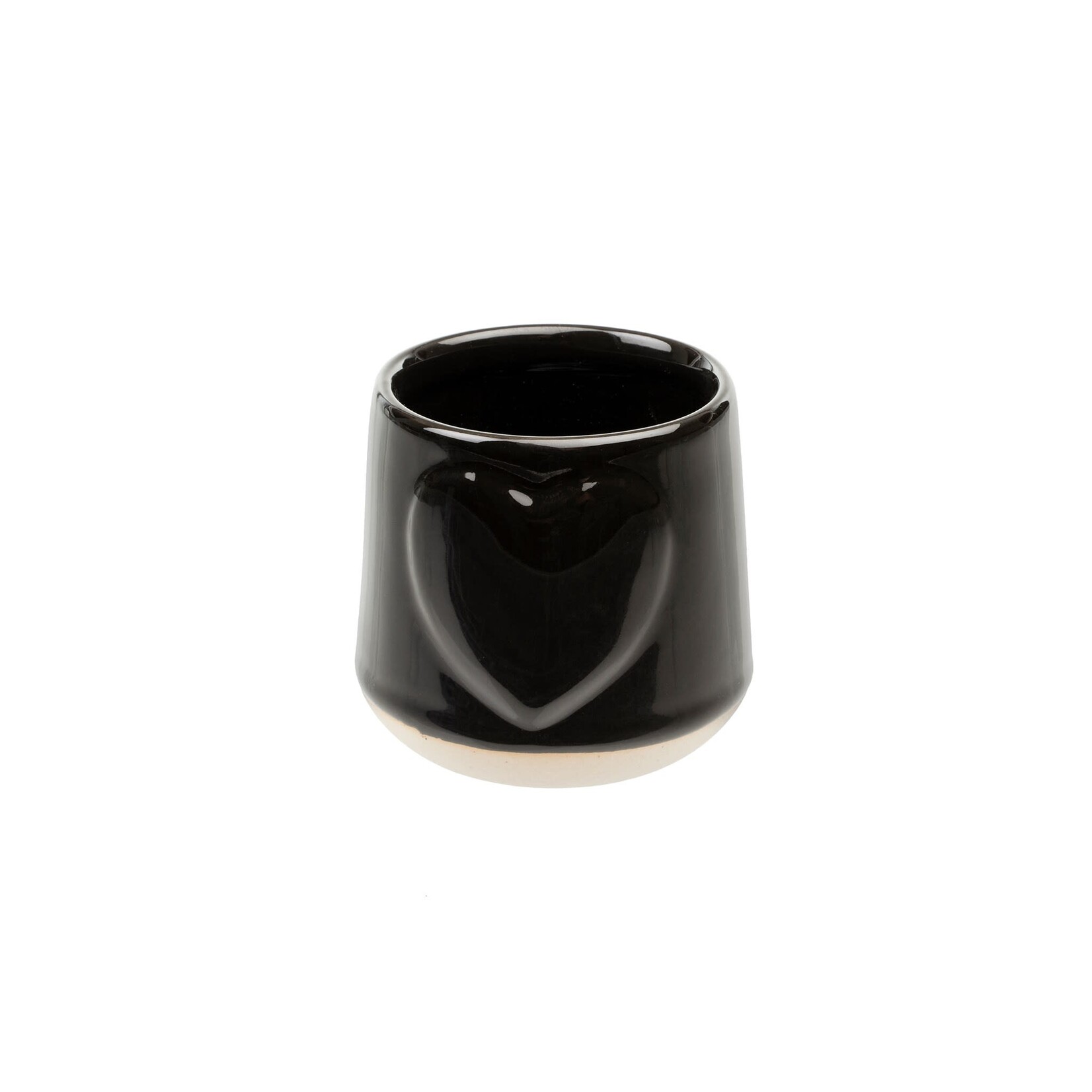 Indaba Black Love Pot - 3"