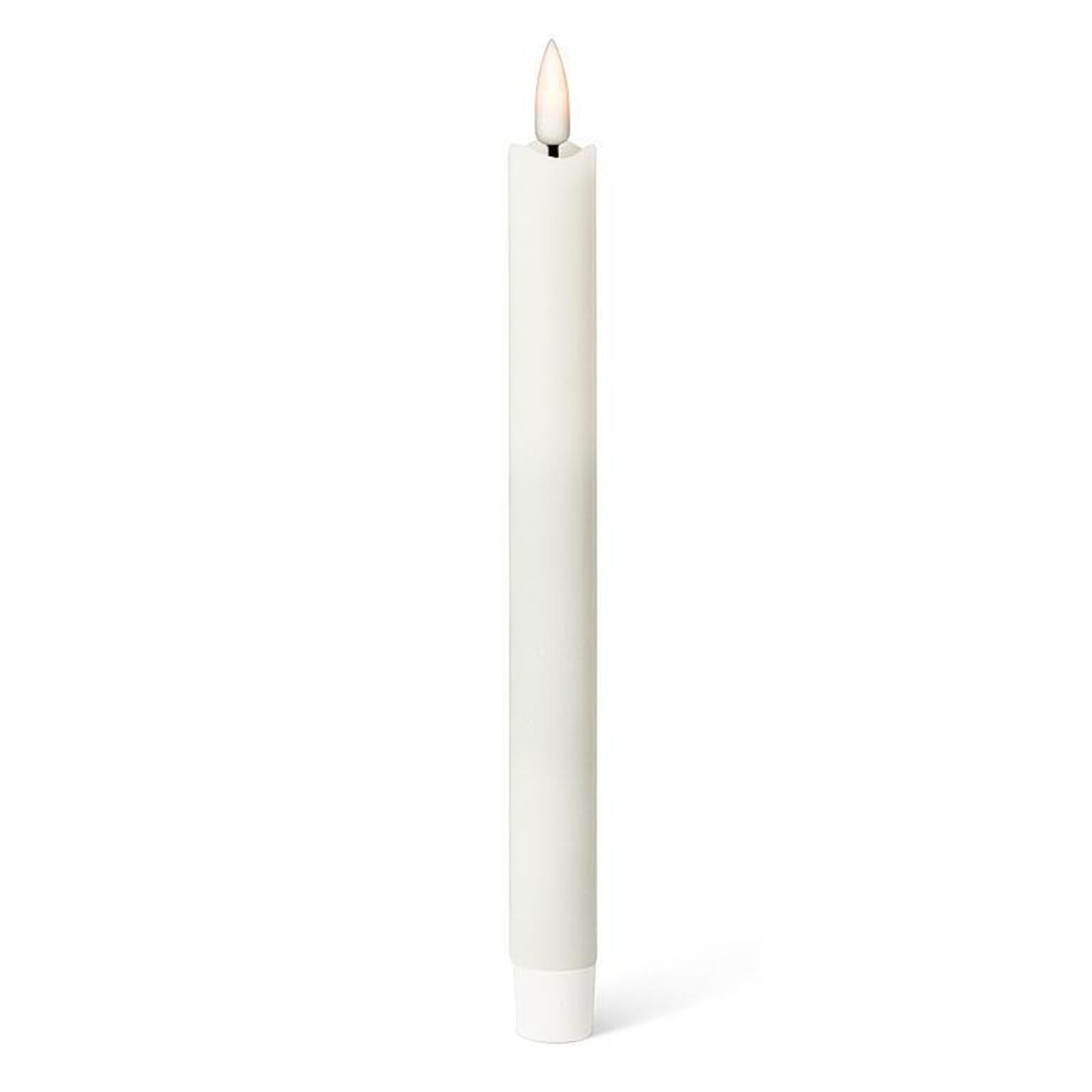 Abbott Ivory LED Taper Candles - S/2