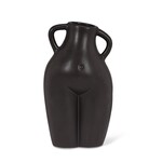 Abbott Feminine Body Vase - Black - 9"