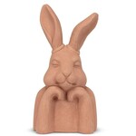 Abbott Pondering Terracotta Rabbit