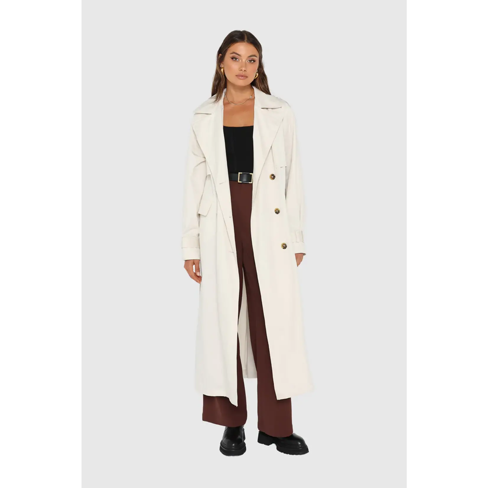 Madison the Label Diana Trench Coat