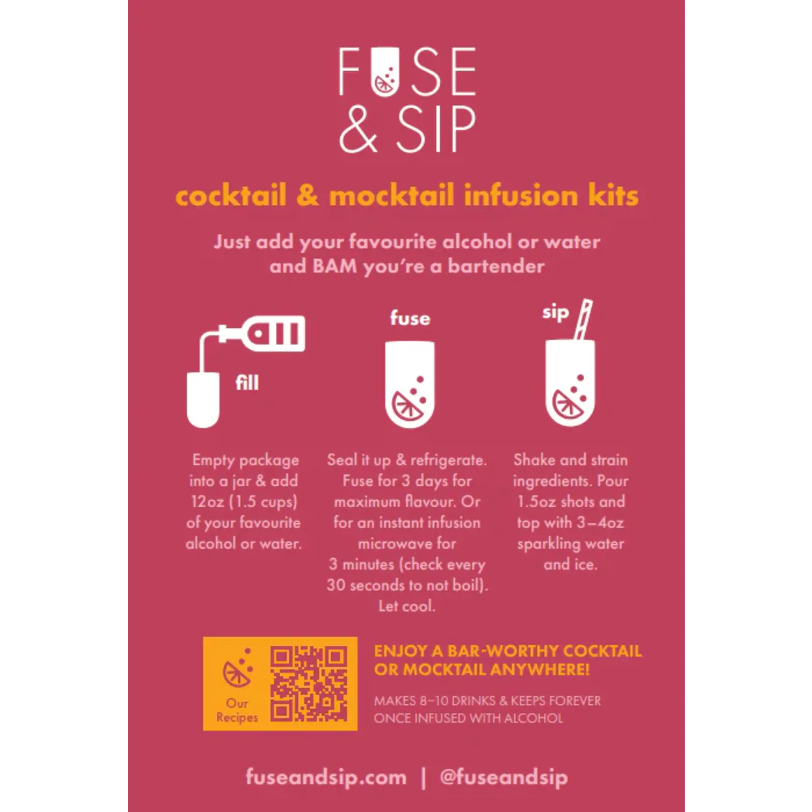 Fuse & Sip Day Drinker Infusion Kit