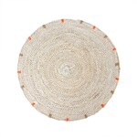 Indaba Cassia Seagrass Placemat - white