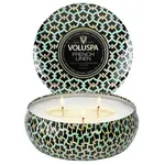 Voluspa French Linen 3 Wick Tin Candle