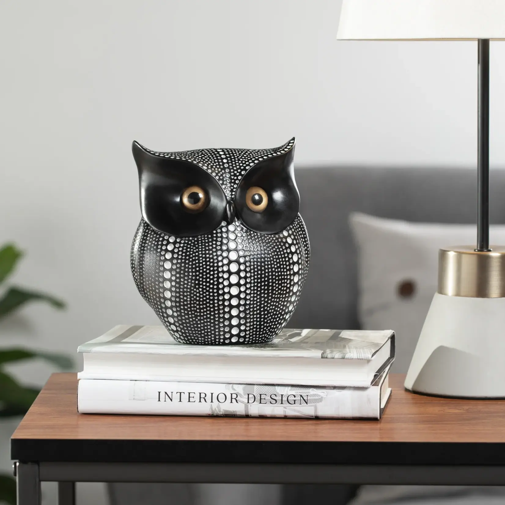 Torre & Tagus Dotted Horned Owl - Black