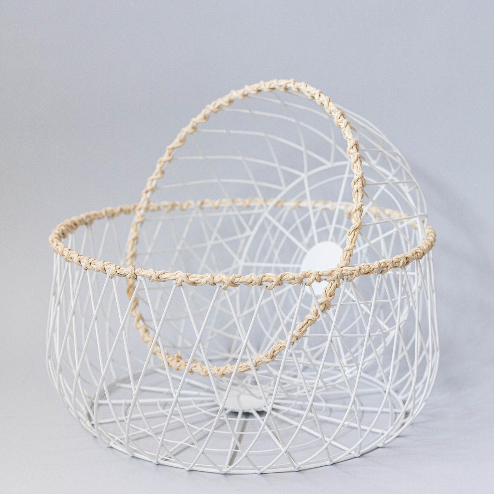 Forpost Trade White Metal Basket - Large