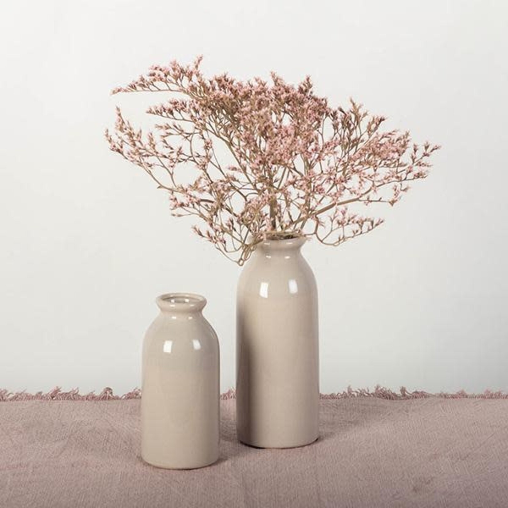 Forpost Trade Glazed Milk Jug Style Vase - small