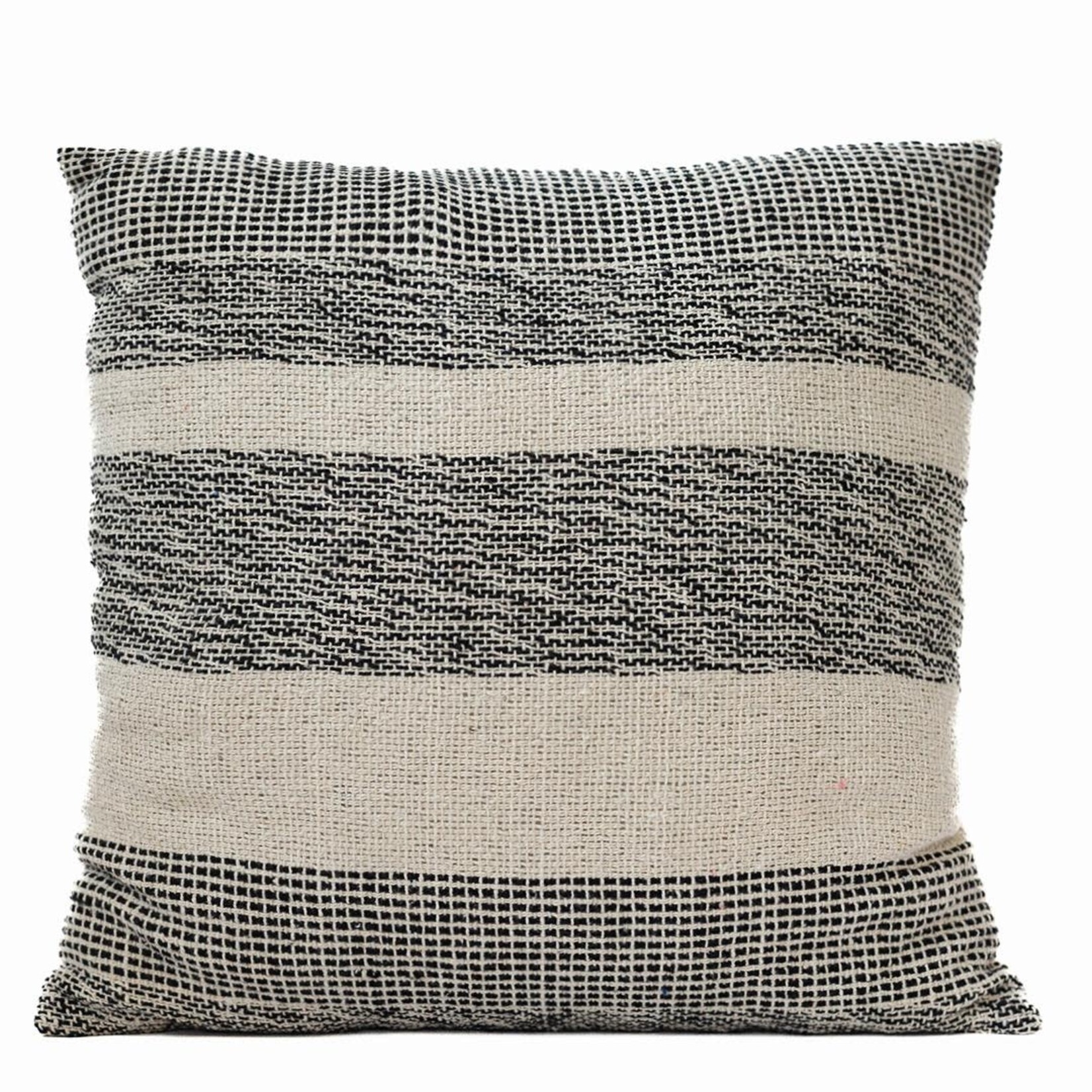 Forpost Trade Knitted Striped Cushion - 18"x18"