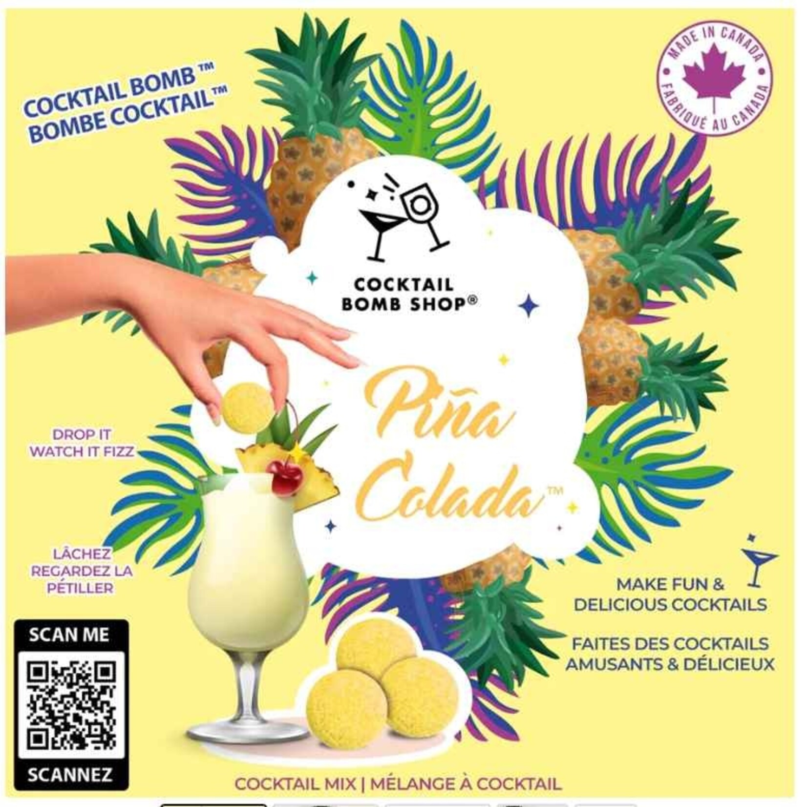 Cocktail Bomb Pina Colada Cocktail Bomb 4 pack