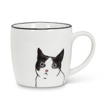 Abbott Peering Cat Mug