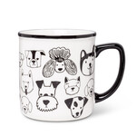 Abbott Dog Faces Mug