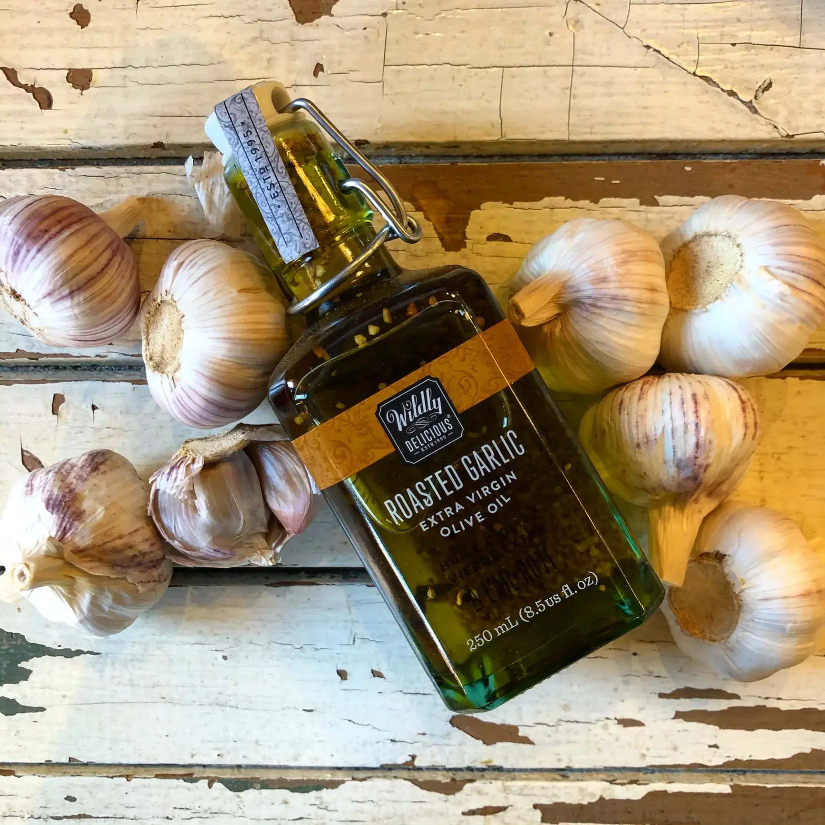 Wildly Delicious Roasted Garlic Oil