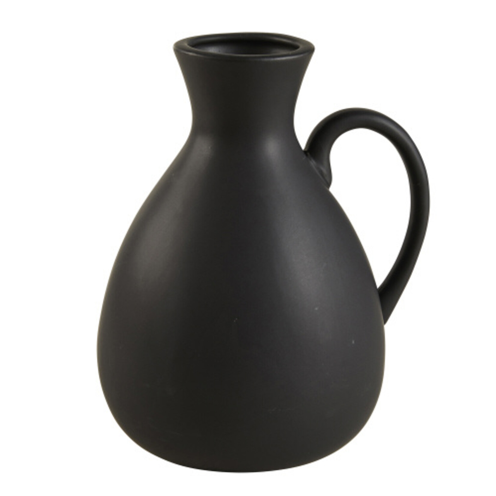 Creative Brands Black Ceramic Vase - 5"x7"