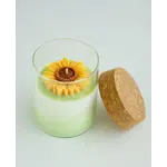 zoet studio Sunflower Soy Candle - Coconut & Lime