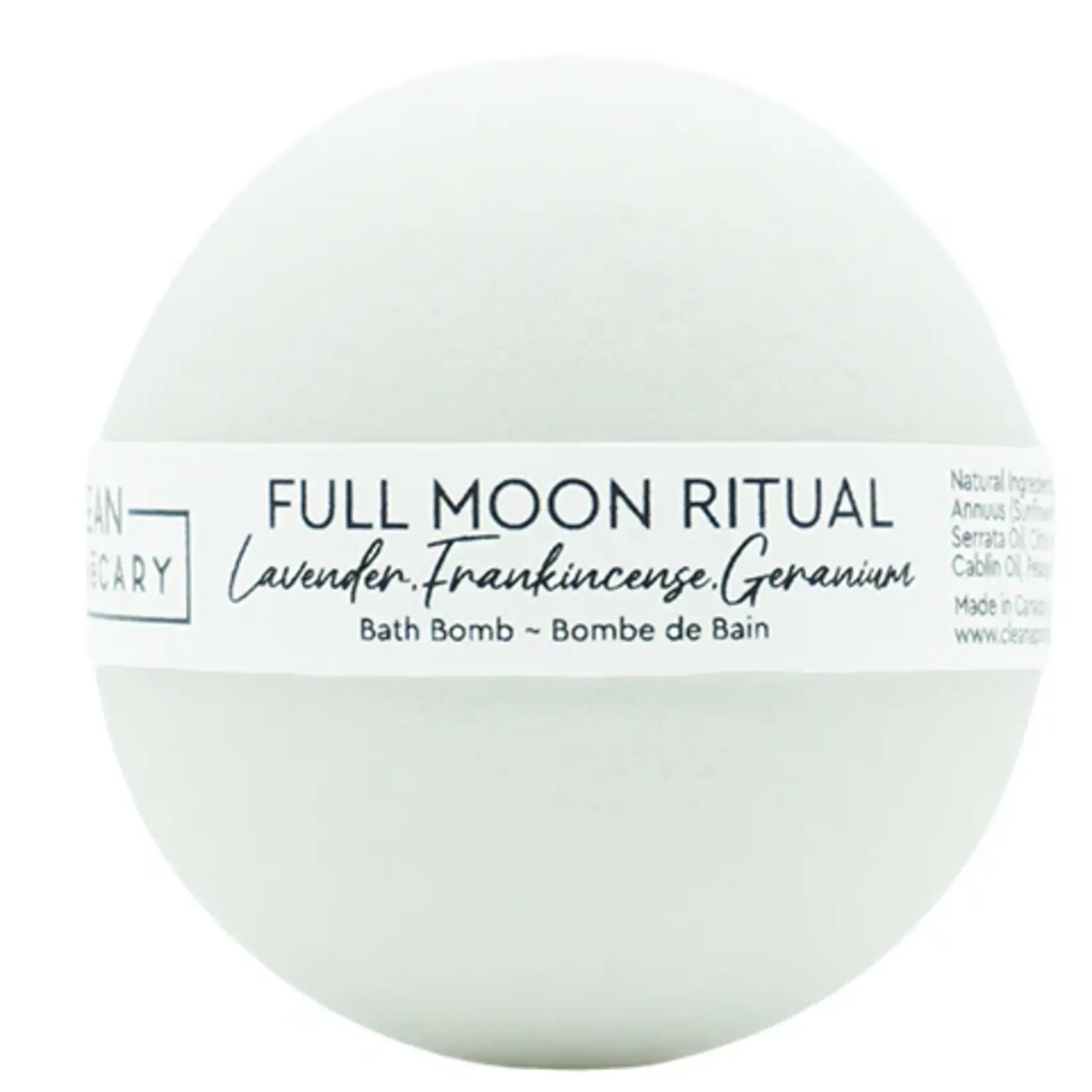 Clean Apothecary Full Moon Ritual Bath Bomb