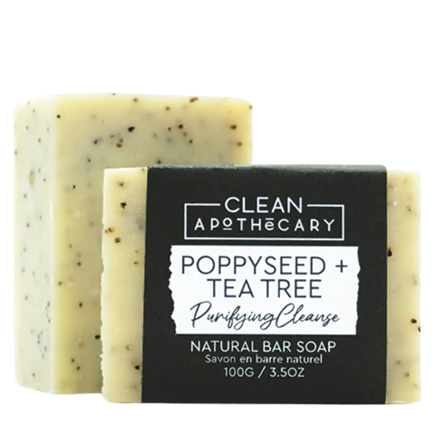 Clean Apothecary Poppyseed & Tea Tree Soap