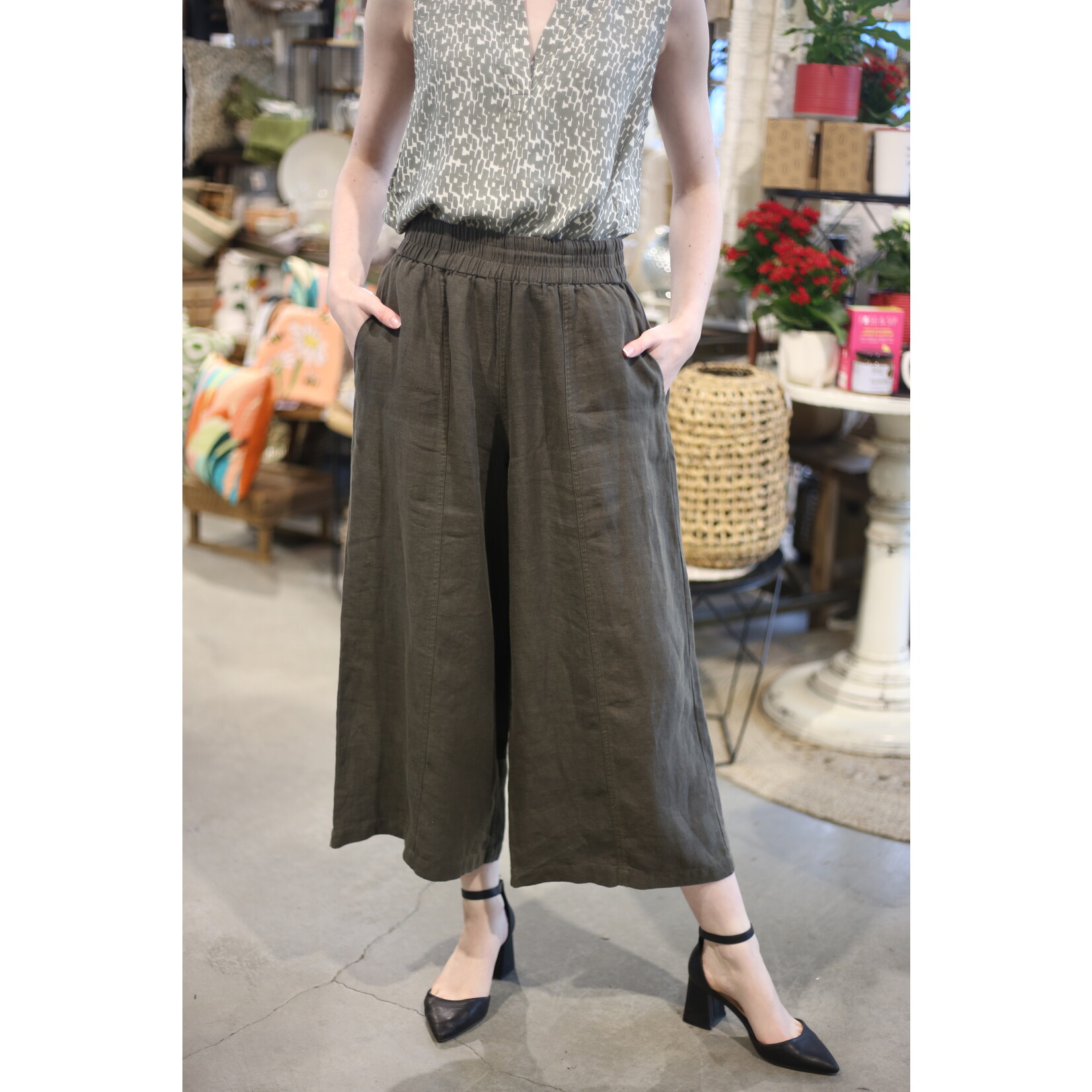 Naif Domi Linen Twill Pants