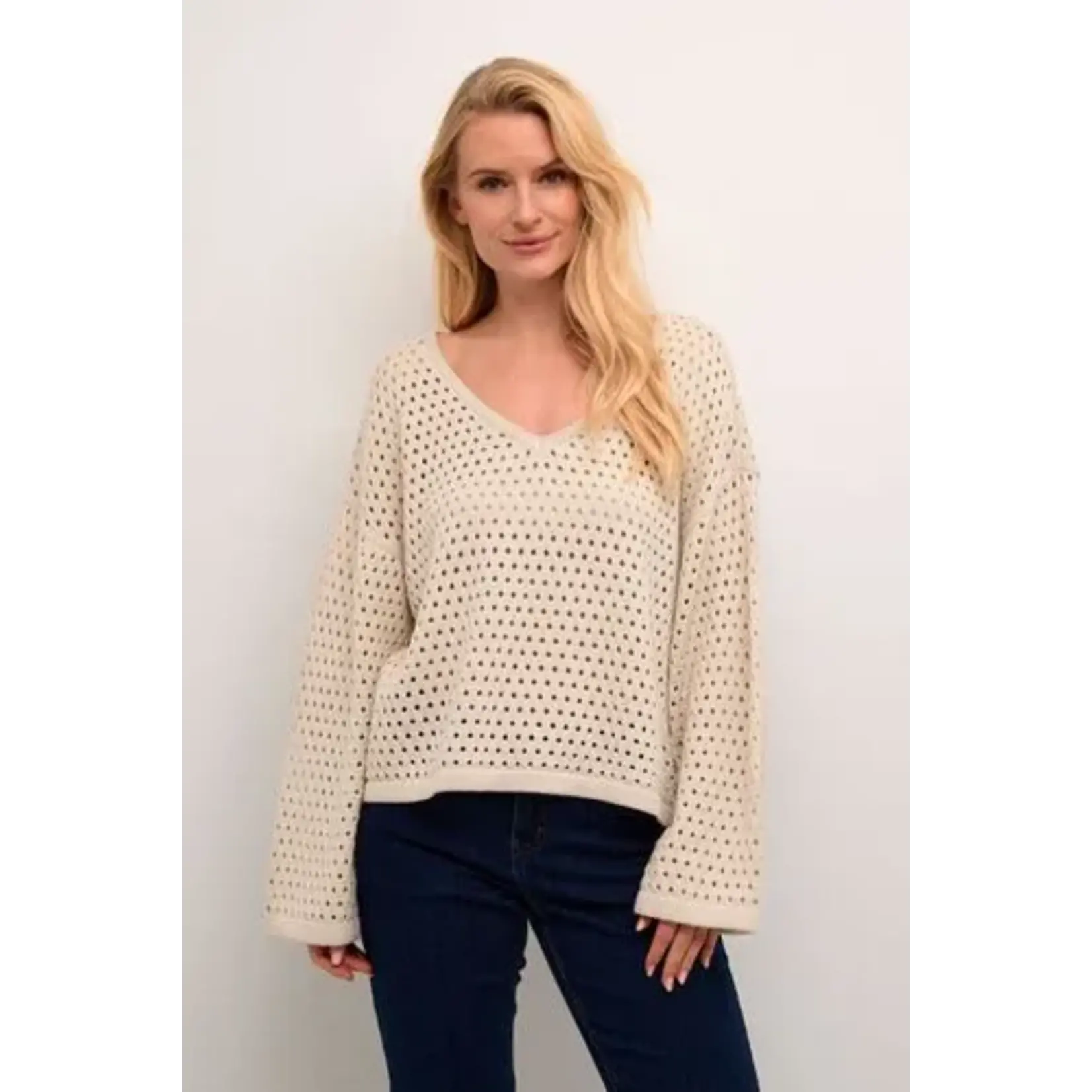 Cream Wilow Knit Pullover