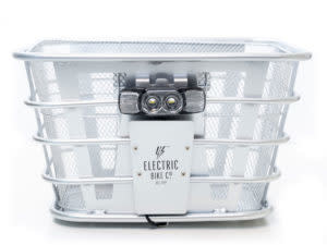 Electric Bike Company Front Basket Silver