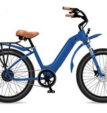 Electric Bike Company MODEL R LAPSE BLUE FENDERS SUSP SEAT 7SP RACK