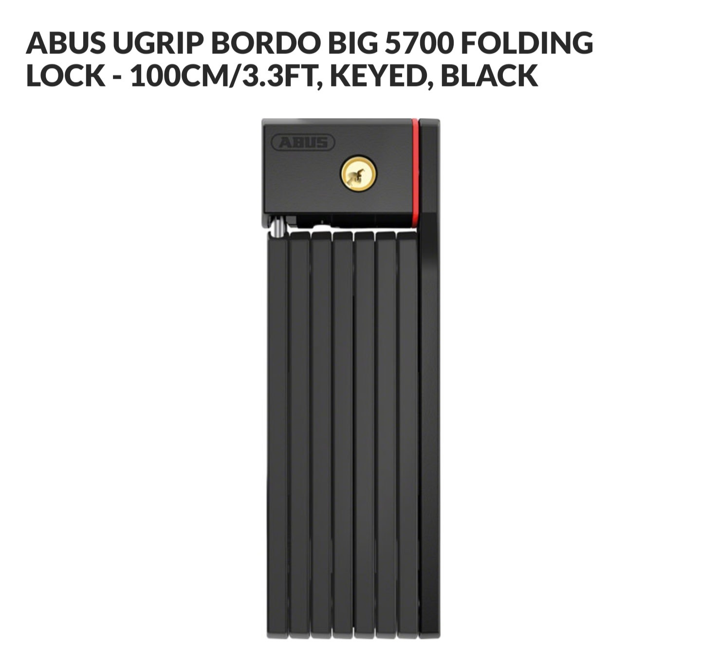 ABUS UGRIP BORDO 5700K BIG 100CM 3'3"