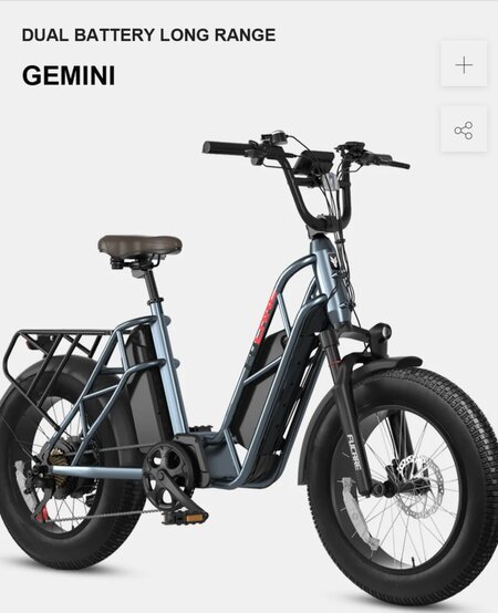 Gemini Step-Thru Graphite Gray 30AH