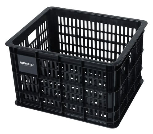 Electric Bike Company Basil Bicycle Crate - Black