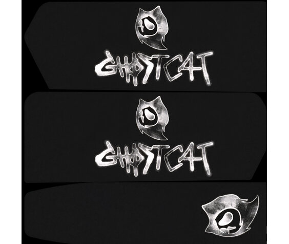 Ghostcat Battery Decals