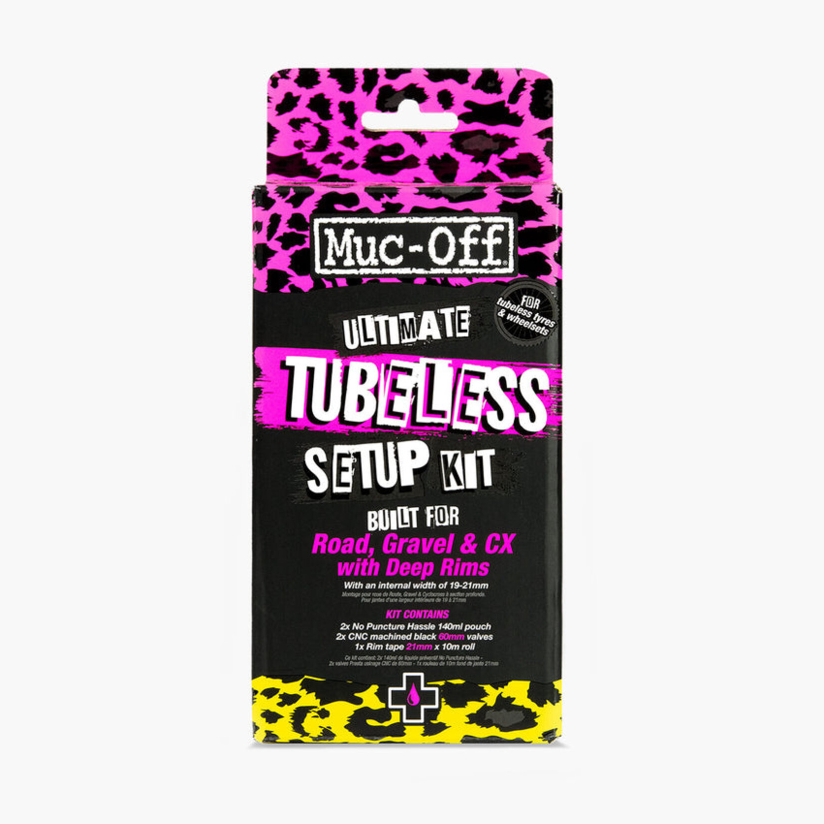 Muc-Off Muc-Off, Ultimate Tubeless Setup Kit XC & Gravel (25mm Tape)