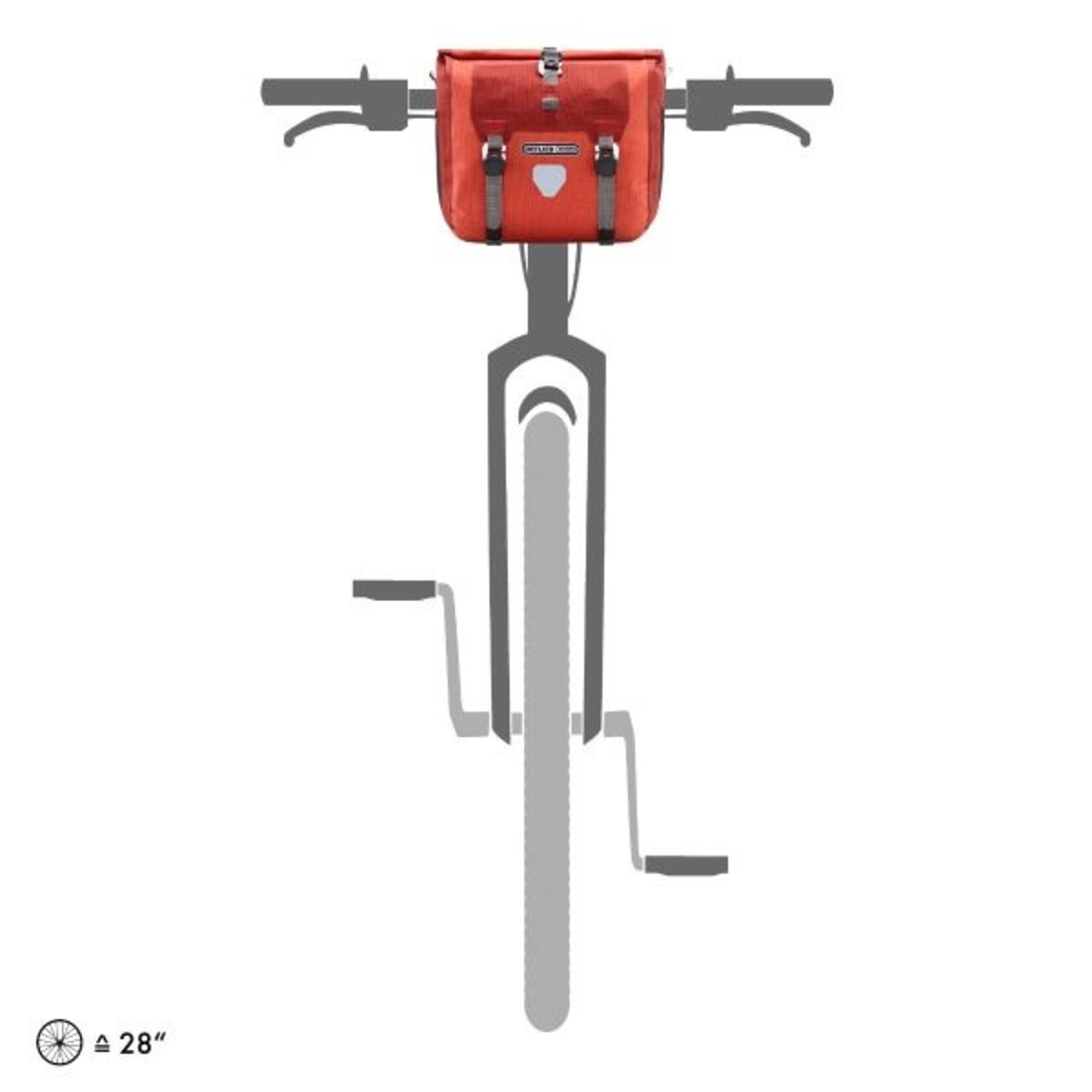 Ortlieb Ortlieb, Handlebar-Pack Plus, Salsa / Dark Chili Red