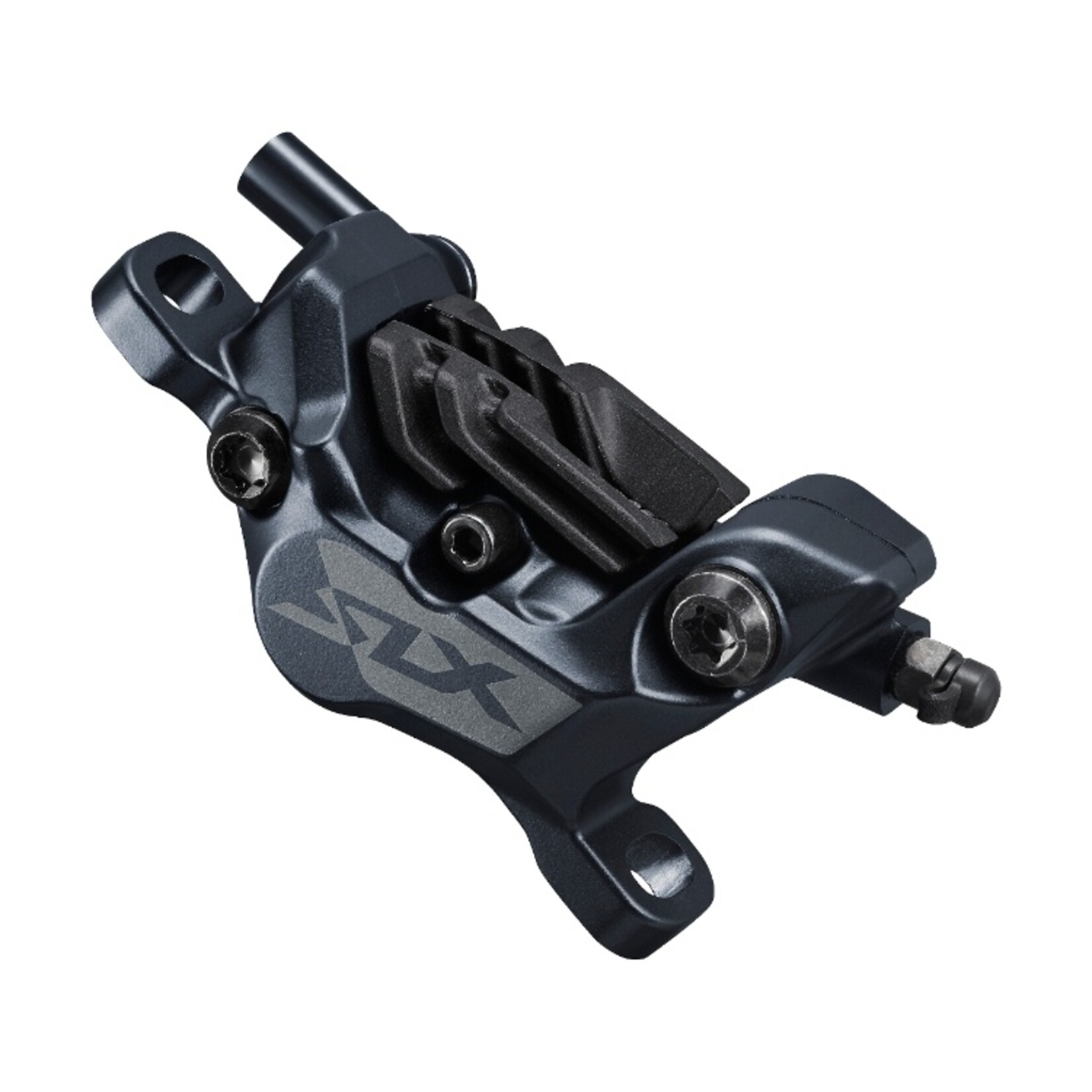 Shimano HYDRAULIC DISC BRAKE, BR-M7120, SLX, FRONT OR REAR, POST MOUNT, W/N04C METAL PAD(W/FIN)