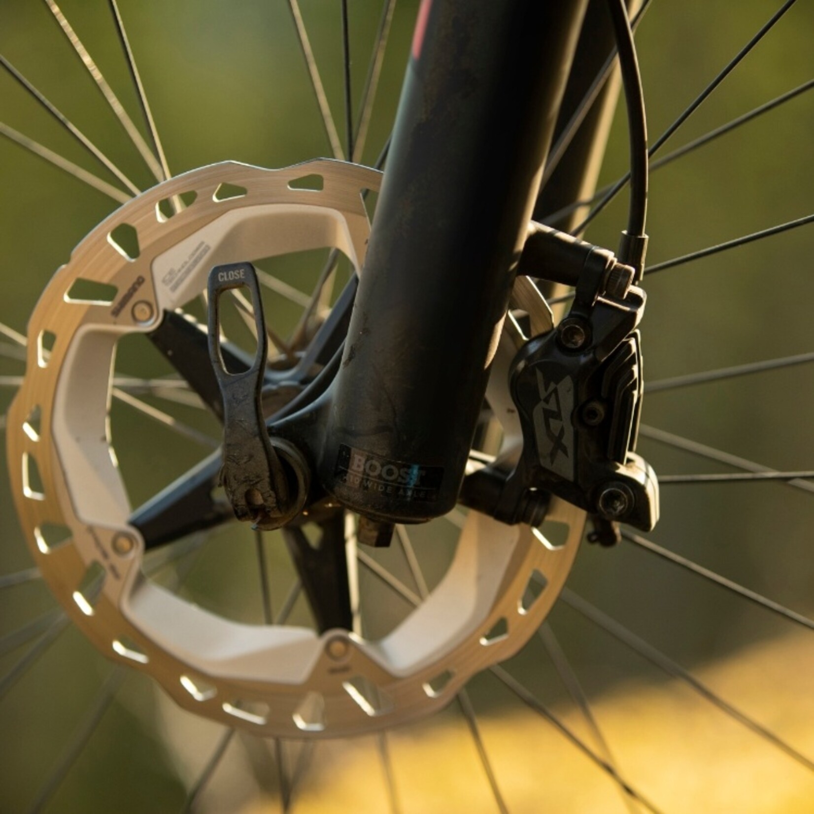 Shimano HYDRAULIC DISC BRAKE, BR-M7120, SLX, FRONT OR REAR, POST MOUNT, W/N04C METAL PAD(W/FIN)