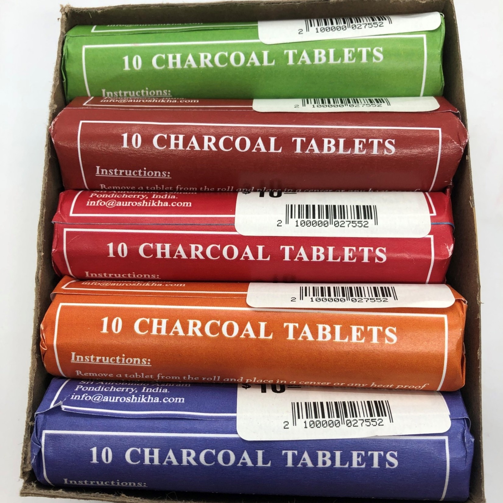 General Sales Charcoal Tablets Roll of 10