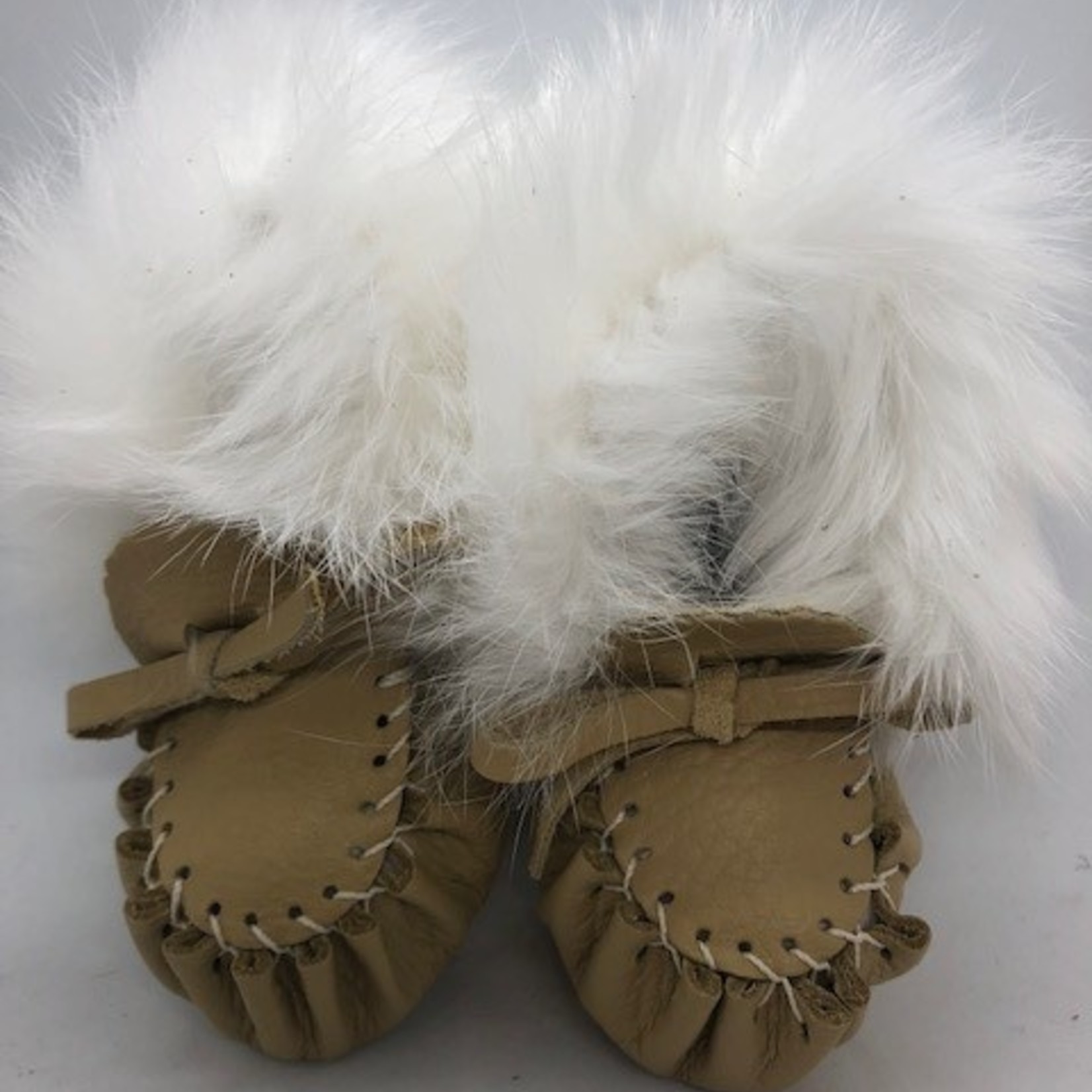 Laurentian Chief Baby Moccasin w/ fur