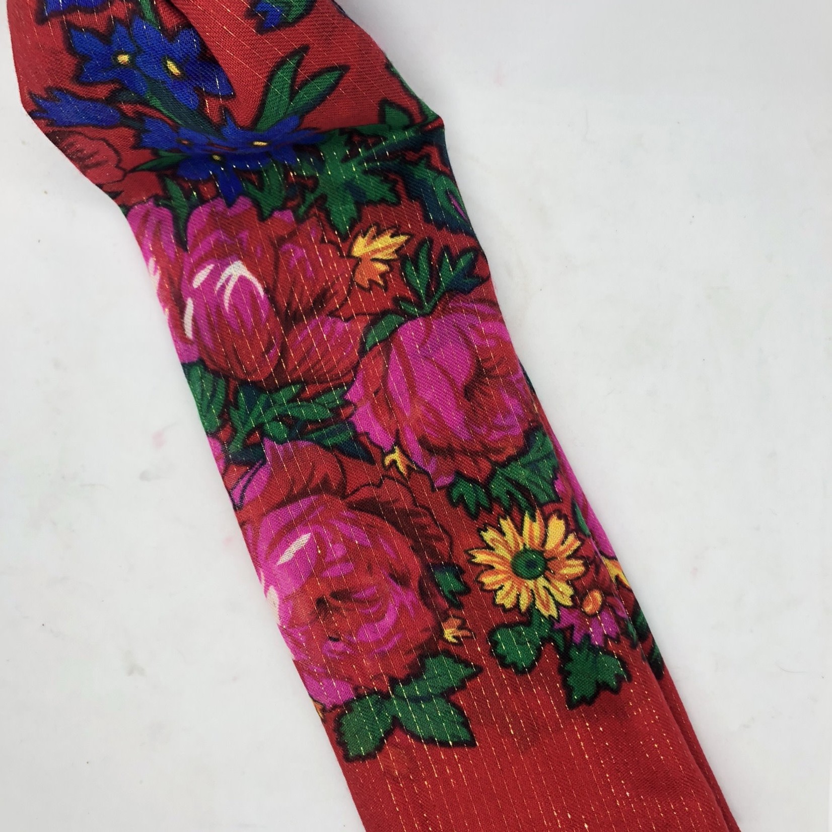 Floral kokum Scarf