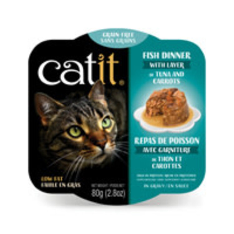Hagen Catit Fish Dinner with Tuna n Carrot