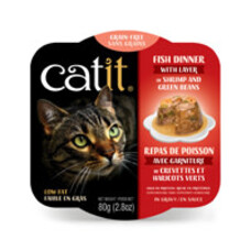 Hagen Catit Fish Dinner w Shrimp n GreenBeans